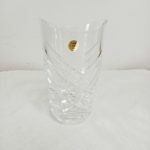Vase en cristal JG Durand avec étiquette d’origine