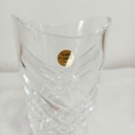 Étiquette d’origine JG Durand sur le vase en cristal