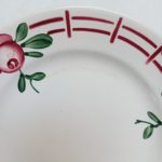 Centre du plat rond Digoin Sarreguemines modèle Castille