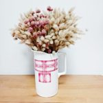 Broc de toilette Sarreguemines Rostand utilisé comme vase
